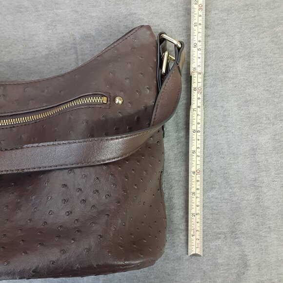 Giani Bernini Purse Crossbody Brown Pockets Adjustable Strap Man Made - Picture 5 of 10